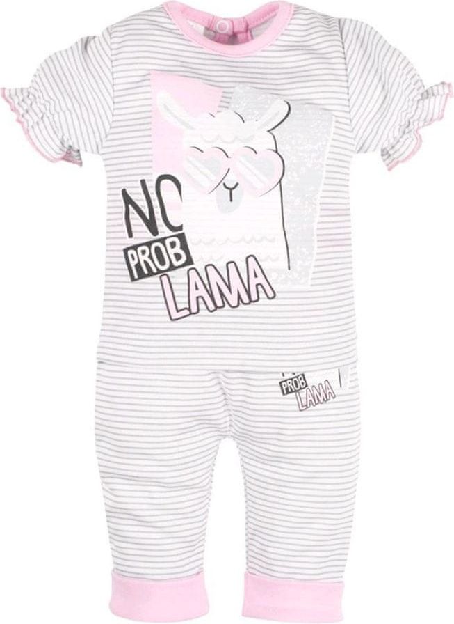 NEW BABY Kojenecké tričko s krátkým rukávem a tepláčky New Baby Lama - Kojenecké tričko s krátkým rukávem a tepláčky New Baby Lama - obrázek 1