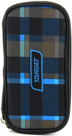 Target Školní penál bez náplně , Compact, šedo-modro-černý - obrázek 1