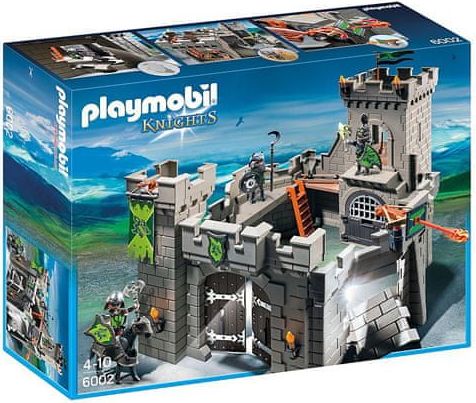 Playmobil Bašta rytířů řádu Vlka , hrad a 3 panáčci s doplňky, 133 dílků - obrázek 1