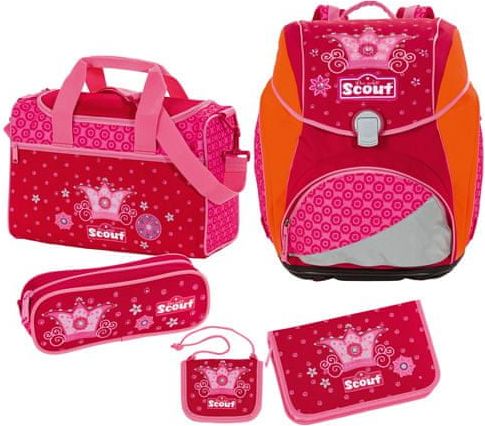 Scout Školní set , 5-dílný - Alpha, korunka - obrázek 1