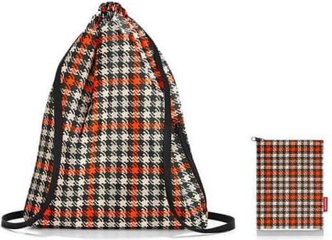 Reisenthel Cestovní vak , Černo-červený s motivem padesátek | mini maxi sacpack - obrázek 1