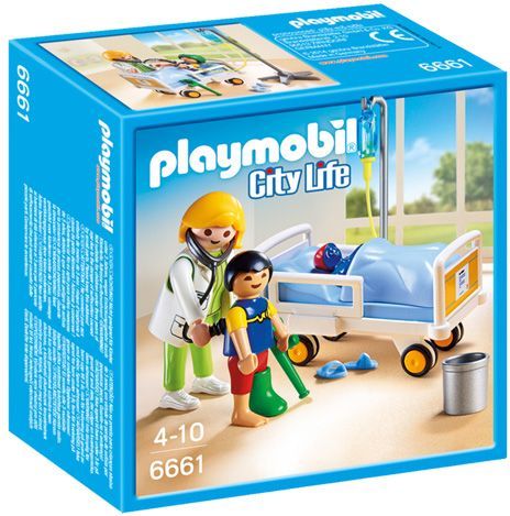 Playmobil Dětská lékařka s pacientem , Život ve městě, 26 dílků - obrázek 1