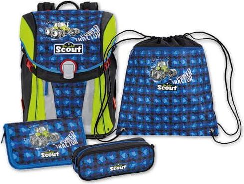 Scout Školní set , Power Tractor, Sunny, 4-dílný - obrázek 1