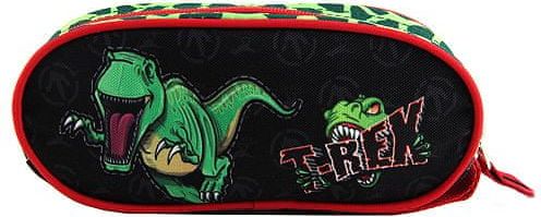 Target Školní penál , T-rex, barva černá - obrázek 1