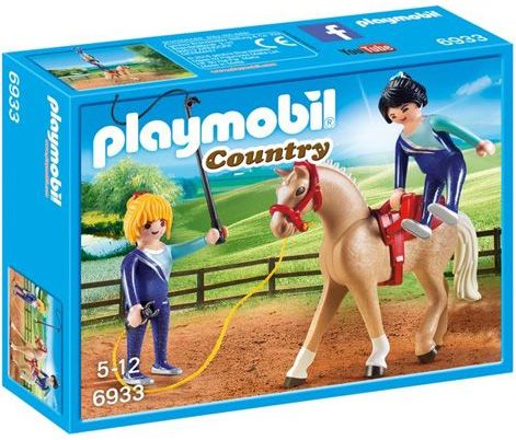 Playmobil Drezúra , Jezdecký dvůr, 10 dílků - obrázek 1