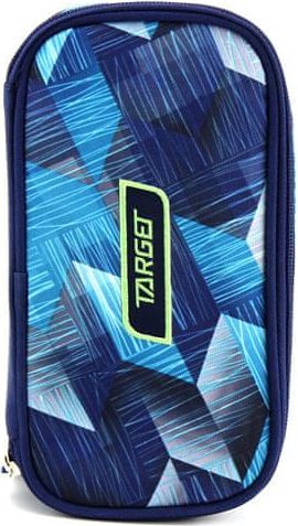 Target Školní penál bez náplně , Compact, modrý se vzorem - obrázek 1