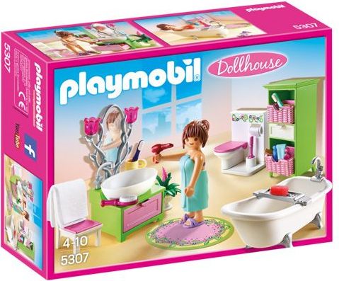 Playmobil Romantická koupelna , Dům pro panenky, 50 dílků - obrázek 1
