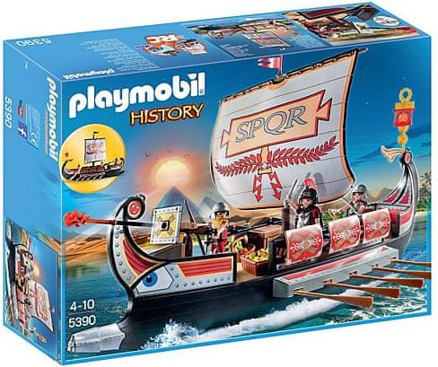 Playmobil Římská galéra , Římané a Egypťané, 86 dílků - obrázek 1