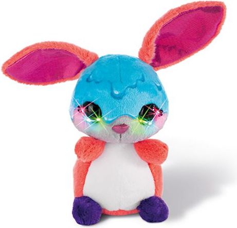 Nici Plyšový zajíček , Dimdam, s LED diodami, 16 cm - obrázek 1