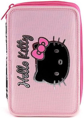 Hello Kitty Školní penál s náplní, dvoupatrový - obrázek 1