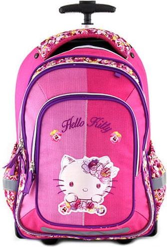 Target Školní batoh trolley , Nášivka kočičky Hello Kitty - obrázek 1