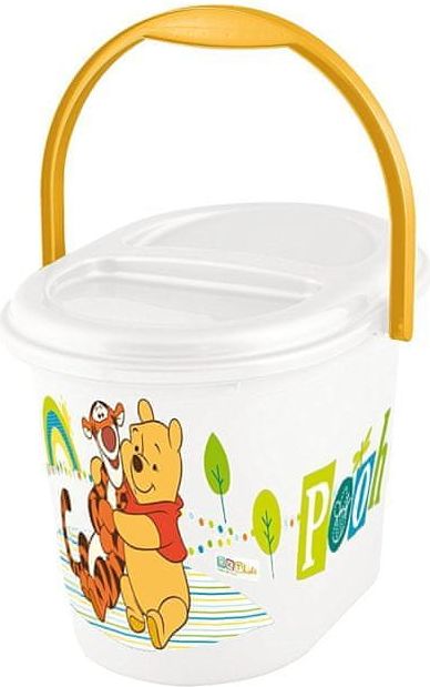 KEEPER, box-vědro na pleny bílé.37x29,5x27,5cm,Medvídek Pú - obrázek 1