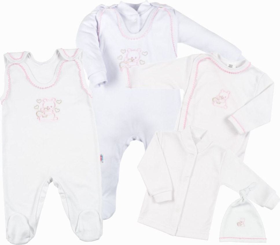 NEW BABY 4-dílná soupravička - 62 (3-6m) - obrázek 1