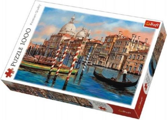 Trefl Puzzle Benátky - Kanál Grande 1000 dílků - obrázek 1