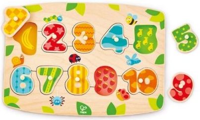 Hape Puzzle na desce - Čísla - obrázek 1