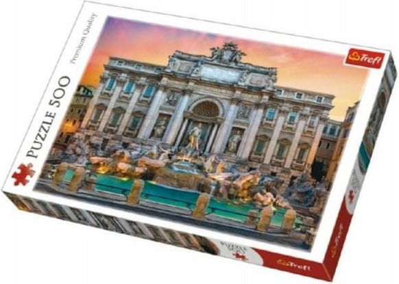 Trefl Puzzle Fontanna di Trevi, Řím 500 dílků - obrázek 1