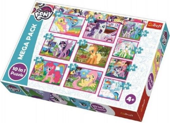 Trefl Puzzle My Little Pony 10v1 v krabici 40x27x6cm - obrázek 1