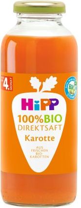 HiPP 100 % BIO JUICE Karotková šťáva, 6 x 330 ml, od uk. 4.měsíce - obrázek 1