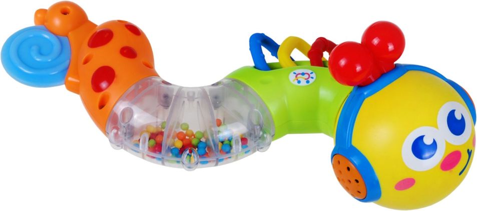 TOP BRIGHT Chrastítko se zvuky Housenka - obrázek 1