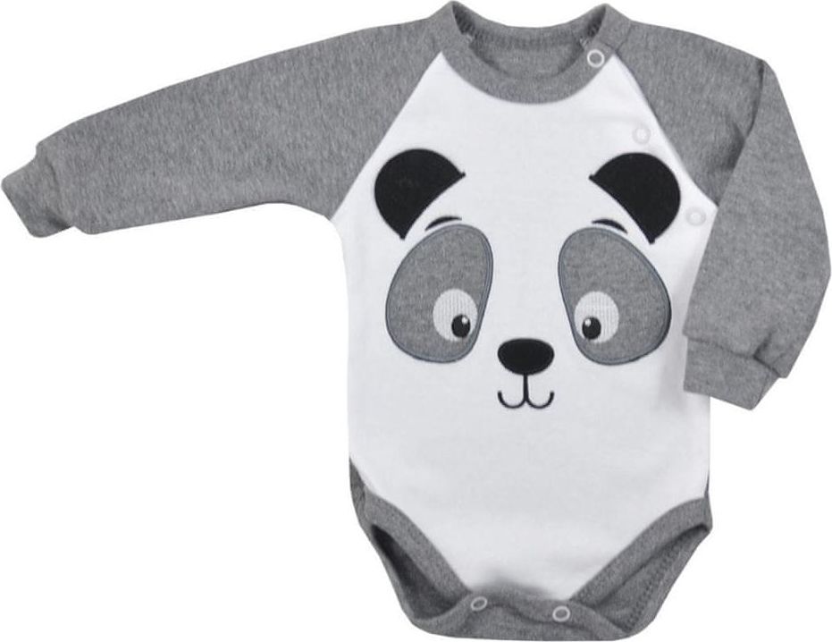 KOALA Kojenecké body s dlouhým rukávem Koala Panda - Kojenecké body s dlouhým rukávem Koala Panda - obrázek 1
