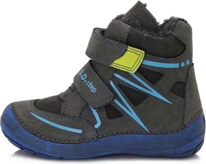 D-D-step chlapecká zimní obuv 36 tmavě šedá - obrázek 1