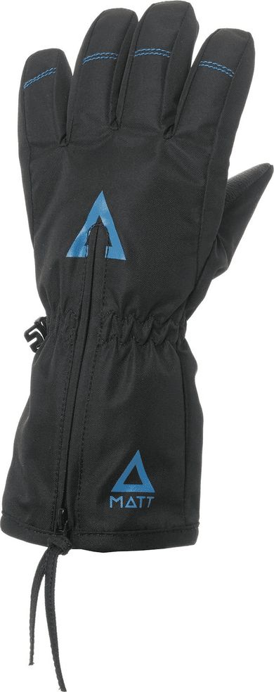 Matt 3211 DOO KID GLOVES WP ZIPPER black XL černá - obrázek 1