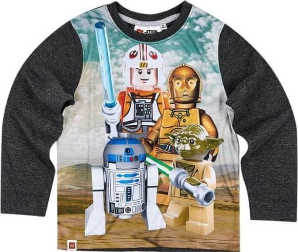 TVM Dětské tričko Lego Star Wars bavlna šedé Velikost: 140 (10 let) - obrázek 1