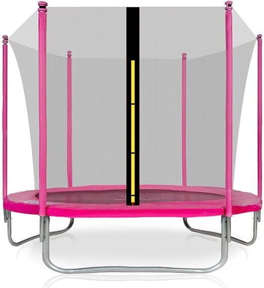 Aga Sport Fit Trampolína 180 cm Pink + vnitřní ochranná síť - obrázek 1