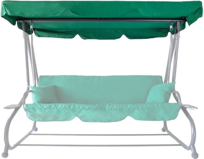 Aga Střecha na zahradní houpačku GRANDLUX Dark Green 212x114cm - obrázek 1