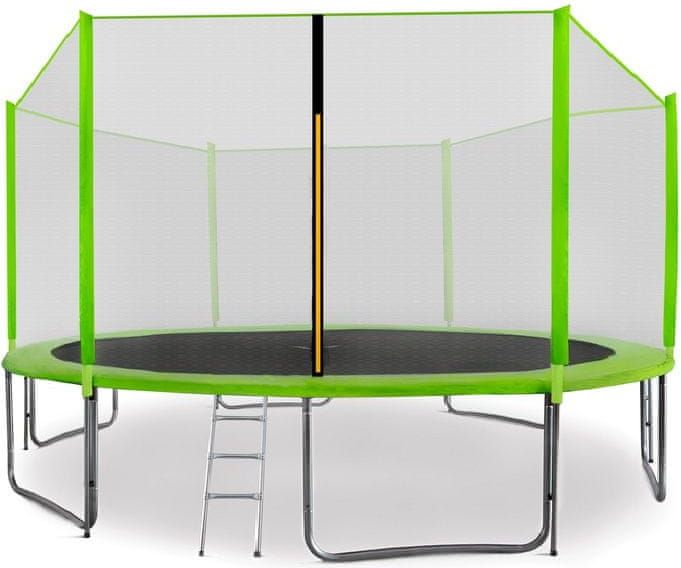 Aga Sport Pro Trampolína 430 cm Light Green + ochranná síť + žebřík + kapsa na obuv - obrázek 1