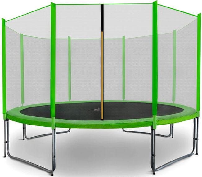 Aga Sport Pro Trampolína 366 cm Light Green + ochranná síť - obrázek 1