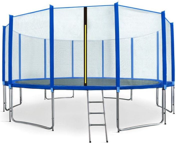 Aga Sport Pro Trampolína 500 cm Blue + ochranná síť + žebřík + kapsa na obuv - obrázek 1
