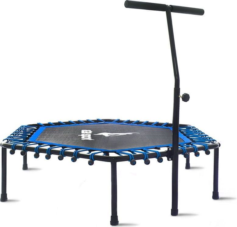 Aga FITNESS Trampolína 130 cm Blue + madlo - obrázek 1