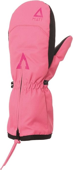 Matt dívčí rukavice DOO ZIPPER RS 98/104 růžová - obrázek 1