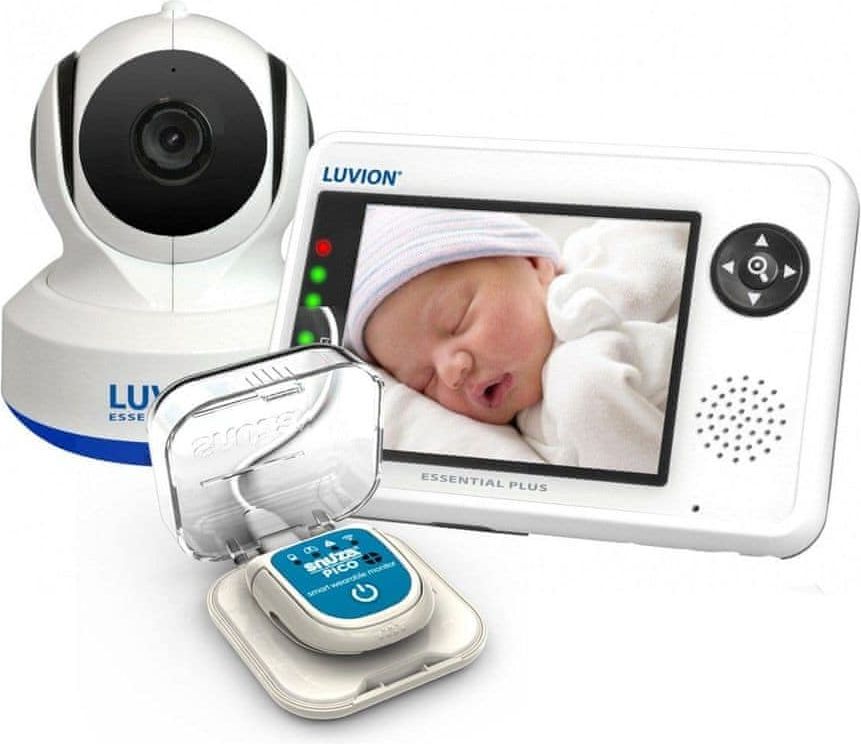 Snuza Videochůvička Luvion ESSENTIAL PLUS 3,5 s monitorem pohybu SNUZA PICO - obrázek 1