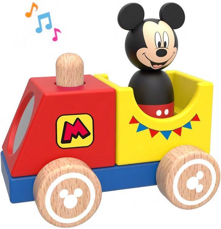 Derrson Disney Dřevěný vláček s Mickeym - obrázek 1