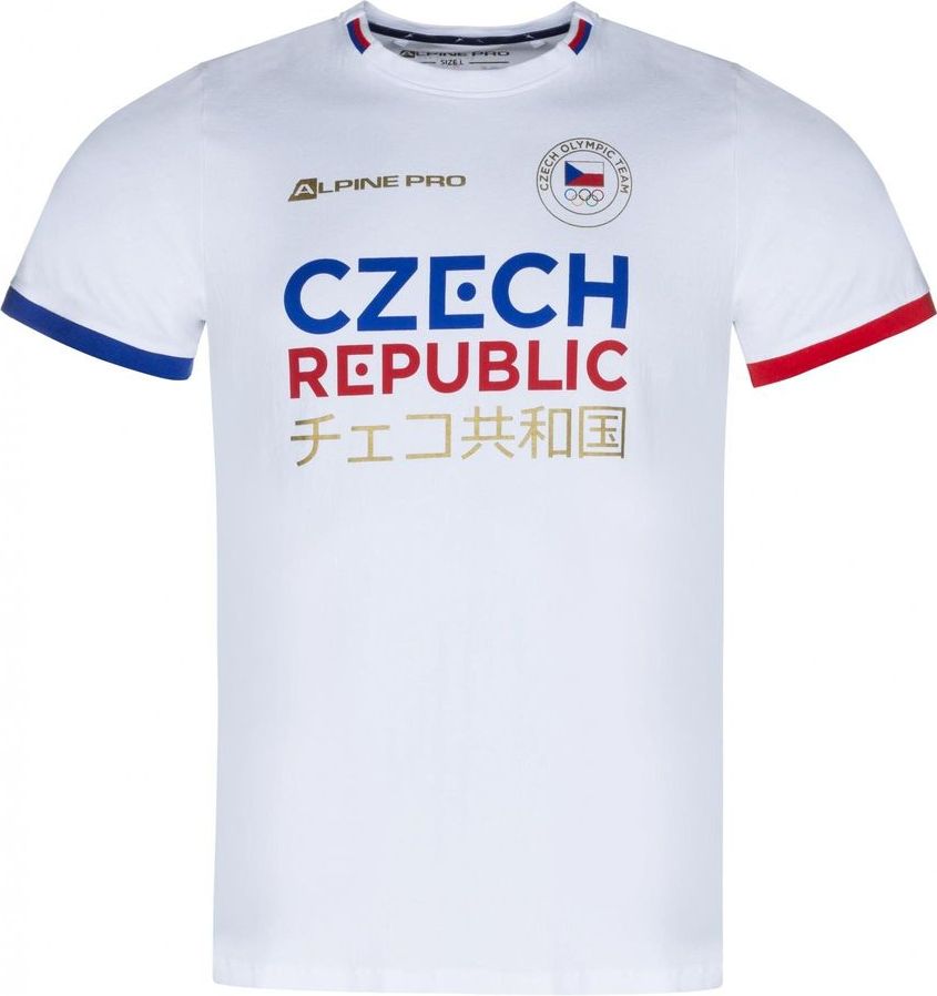 ALPINE PRO dětské tričko Chiyo 164 - 170 bílá - obrázek 1