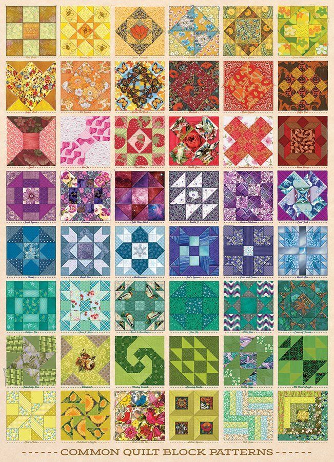 Cobble Hill Puzzle Patchwork 1000 dílků - obrázek 1