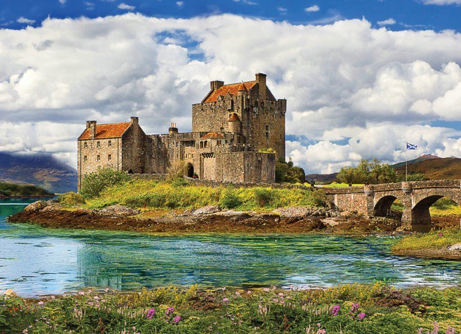 EuroGraphics Puzzle Hrad Eilean Donan (HDR) 1000 dílků - obrázek 1