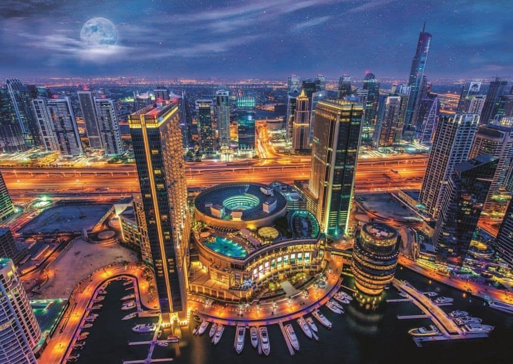 Trefl Puzzle Světla Dubaje 2000 dílků - obrázek 1