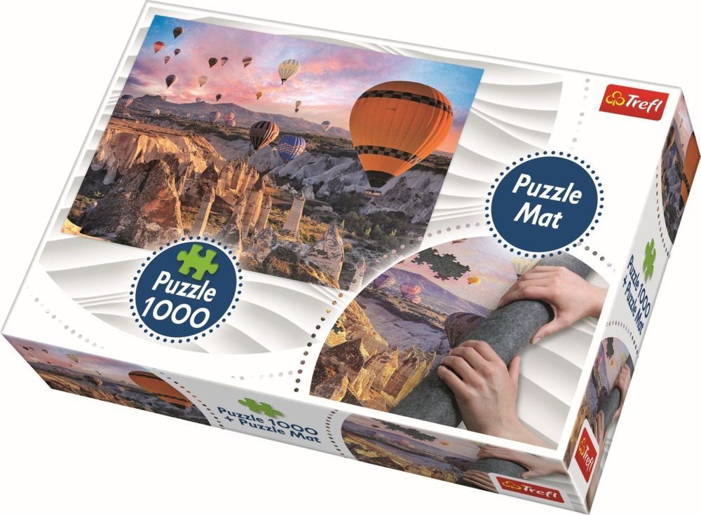 Trefl Puzzle Balóny nad Kappadokií 1000 dílků + Podložka pod puzzle - obrázek 1