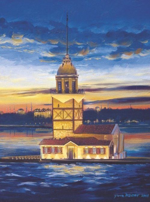 Art puzzle Puzzle Maiden's Tower, Turecko 500 dílků - obrázek 1