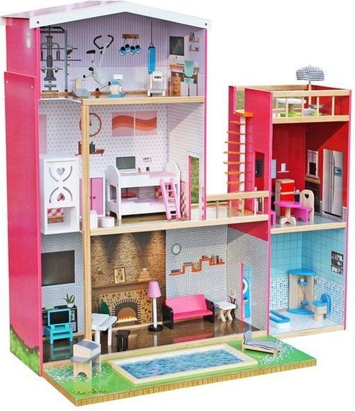 Aga4Kids Domeček pro panenky ELEN - obrázek 1