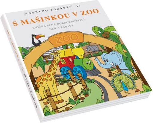 Woody Woody Knižka O Mašinke 2. Díl, s mašinkou v zoo, slovenština - obrázek 1