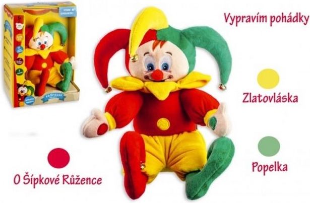 Teddies Teddies Kašpárek mluvící pohádky plyš 30 cm - obrázek 1