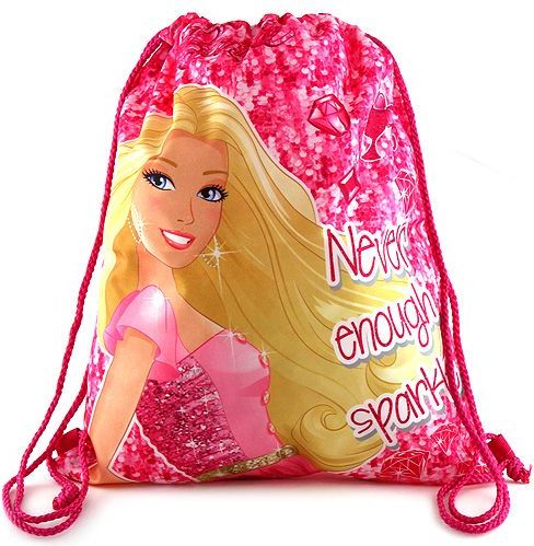 Barbie Sportovní vak , růžový - obrázek 1