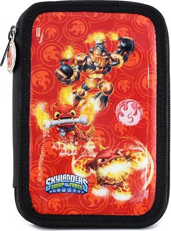 Skylanders Školní penál , dvoupatrový, černo/červeniý - obrázek 1