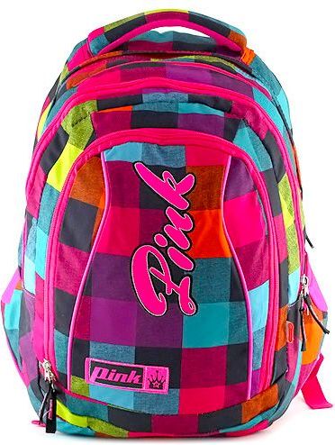 Studentský batoh 2v1 Pink, Backpack Pink Rainbow (2 In 1) - obrázek 1