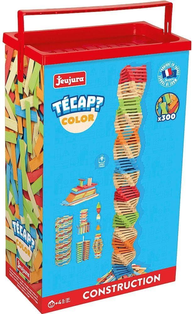 Jeujura Dřevěná stavebnice TECAP 300 dílků - obrázek 1