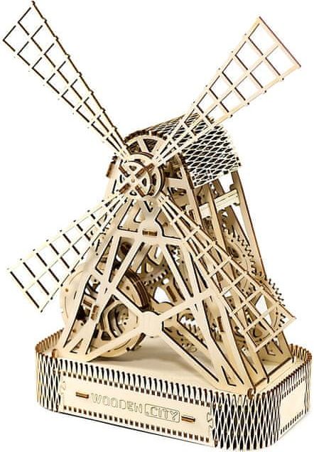 Wooden city Wooden City 3D mechanické puzzle - Mlýn - obrázek 1